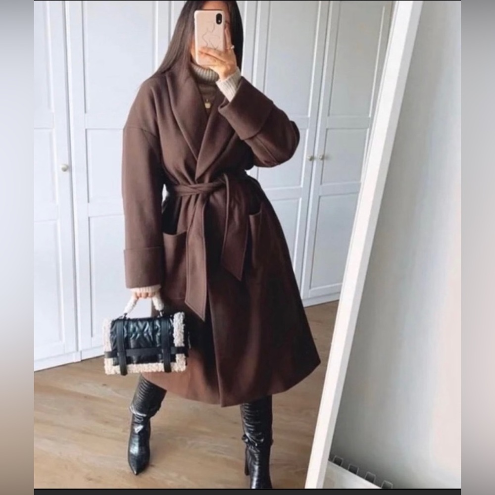 New with tags Zara wrap coat